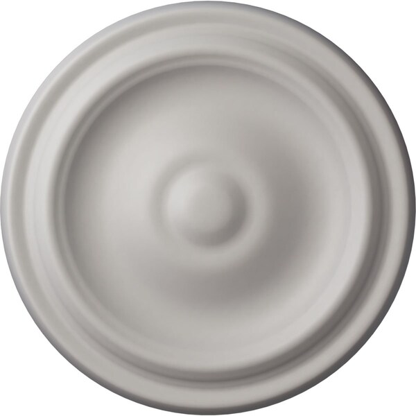 Ekena Millwork Maria Ceiling Medallion (Fits Canopies up to 1 3/4"), 9 5/8"OD x 1 1/8"P, Ultra Pure White CM09MAUWF - main
